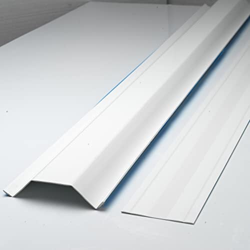 Cardea Solutions Child Safety British Made Door Finger Guard Pack, Covers Hinges at Front & Back of Doors - White (One Pack) - No Tools Required, Prevents Finger Pinch *Suitable for Home ONLY, 117cm*