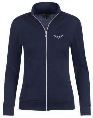 TRIGEMA Jacke mit Kristallsteinen
