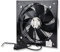 Ventilateur axial plat commercial extracteur ventilation industrielle - Noir, Noir, 45cm avec contrôle de la vitesse