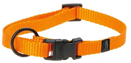 Karlie Art Sportiv Plus Halsband verstellbar neue universal Farben Mix and Match L: 20 - 35 cm B: 10 mm XS orange