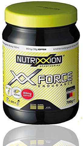 NUTRIXXION® | High Energy Drink Endurance, Energie Drink für Sportler, BCAA Energy Drink, XX Force, 80mg Koffein | 700g