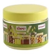 Sunpet Plastic Food Storage Canisters (200ml_Red_Small) (Pack of 4)