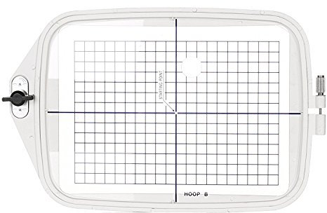 JANOME Stickrahmen (140 x 200 mm) - Rechteckig, Kunststoff, Blau