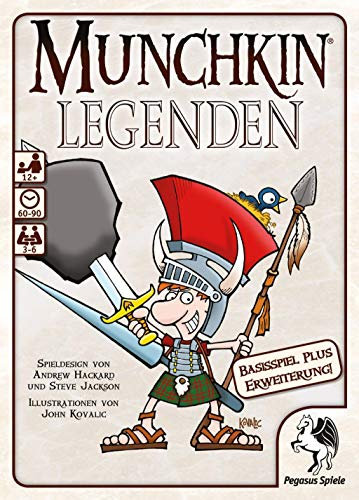 Pegasus Spiele 17238G - Munchkin Legenden 1+2