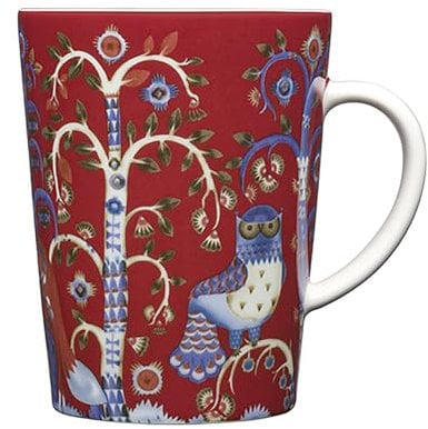 Iittala 1012483 Taika Tasse 0,4L, rot, Porzellan
