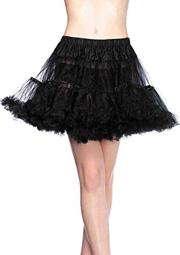 Leg Avenue Petticoat, X-Large/2X-Large, Black