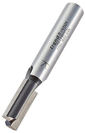 Trend Fresa de doble filo de 8 mm de diámetro x 19 mm de corte, TR07X8MMTC
