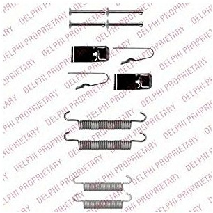 Delphi LY1362 Zubehörsatz, Bremsbelag - (4-teilig) | Kompatibel mit: CHRYSLER 300M, NEON, PT CRUISER, PT CRUISER Cabriolet, SEBRING, SEBRING Cabriolet, STRATUS, STRATUS Cabriolet