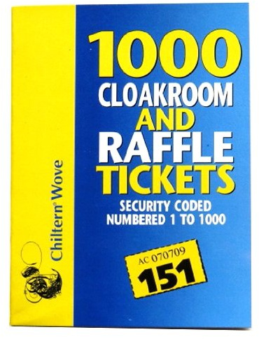 Raffle and Cloakroom Tickets / 1000 Tickets