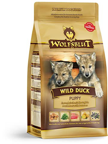 Wolfsblut - Wild Duck Puppy - 500 g - Ente - Trockenfutter - Hundefutter - Getreidefrei
