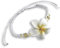 Island Piercings Frangipani Blüten Armband Shamballa längenverstellbar B157