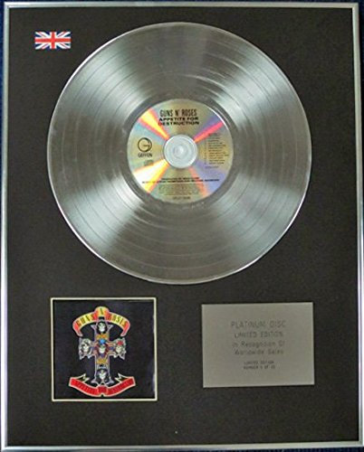 Guns N 'Roses – Edition Limitée – CD Platine disque – Appetite For Destruction