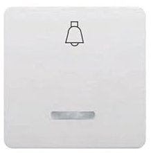Bjc sol - Tecla pulsador timbre luminoso ancha sol-teide blanco