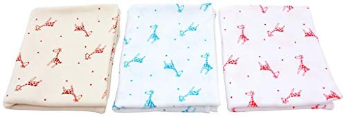 ByBoom - BIO Babydecke, Kuscheldecke, Erstlingsdecke, Sommerdecke aus 100% Bio Baumwolle mit Motiv, 70x100 cm; MADE IN EU, Farbe:Natur - Sterne Fuchsia
