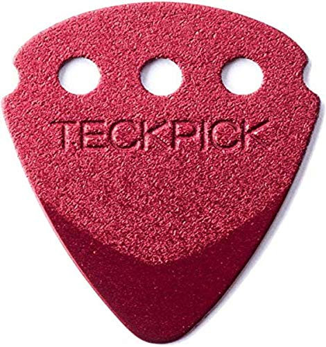 JIM DUNLOP Plektrum Teckpick Rot, Aluminium, 12 Stück