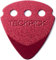 JIM DUNLOP Plektrum Teckpick Rot, Aluminium, 12 Stück