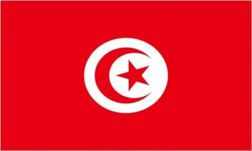 MadAboutFlags Drapeau Tunisie - 150 x 90 cm