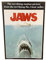 Silver Buffalo Jaws Filmposter, Holz, Wanddekoration, 33 x 48 cm, mehrfarbig