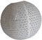 AAF Nommel ®, 260, Lampion 1 Stk. Papier weiss japanisch rund gelöchert. Durchmesser 40 cm