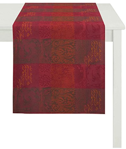 APELT 3042 48x135 30 Läufer, Polyester, bordeux, 48 x 135 cm