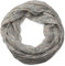 styleBREAKER Indian Style Paisley Muster Loop Schlauchschal, seidig leicht, Unisex 01016089, Farbe:Grau-Gelb, Größe:Schmal