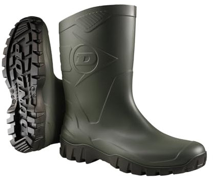 DUNLOP Gummistiefel Grün, Stivali in Gomma Uomo, Verde Oliva, 40 EU