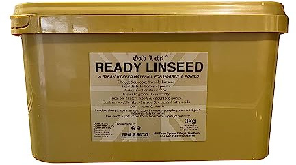 Gold Label Unisex's GLD0600 Ready Linseed, Clear, 3 kg