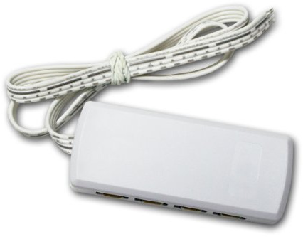 9-fach LED Verteilerbox 4-polig für RGB Beleuchtung | Kunststoff, bis zu 9 Steckverbinder, einfache Installation