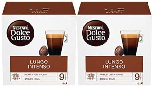 NESCAFE DOLCE GUSTO LUNGO INTENSO x 2 (32 PODS)