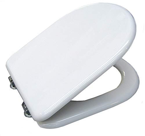 ERCOS Sedile per wc tavoletta moderna in plastica oro