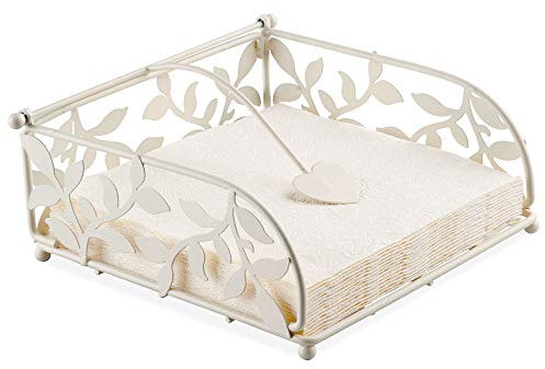 Ambiente Metall Serviettenhalter Branch Creme Beige Für Servietten 33 x 33 cm
