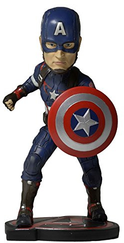 NECA 18 cm Marvel Avengers Age of Ultron Captain America Extreme Head Knocker