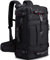 KAKA Wanderrucksäcke Reiserucksack Outdoor Sporttasche Damen Herren 40L Schultertasche Handtasche Rucksack für Trekking Radsport Reisen Wandern Camping Schwarz