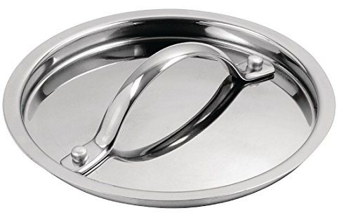 Vogue Lid St/St - 140mm 5 1/2 | Helps retain heat and prevent spillages to keep food fresher for longer during busy commercial kitchen service.