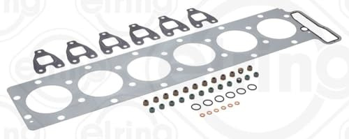ELRING 715.280 Dichtungssatz Zylinderkopf mit Ventilschaftabdichtung ohne Zylinderkopfhauben-Dichtung Kompatibel mit MAN TGX 51009006715