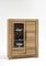 moebelstore24 Highboard vitrinen Möbel Serie DANI Kernbuche massiv geölt K6664
