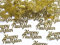 Happy New Year Konfetti 4x2cm 3g Tischdeko Silvester Party Streudeko Tischkonfetti Confetti Gold