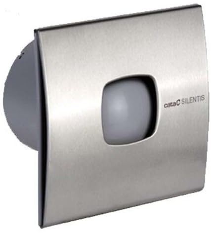 Ventilator Lüfter CATA SILENTIS 10 Edelstahl – Lüfter (Edelstahl, 15 W, 220 – 240 V, 50/60 Hz, 14 cm, 10,800 cm, 14 cm)