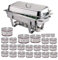 SPEZIELLES ANGEBOT Chafing Dish mit 24xBrennpastengel