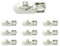 10 Pezzi Lampadine Alogene 24V Per Camion (T10 W5W 24V 5W W2,1x9,5d)