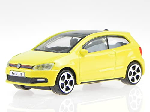 VW Polo GTI Mk5 gelb Modellauto 30233 Bburago 1:43