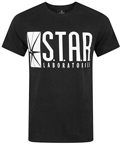 DC Comics Men's The Flash Star Labs T-Shirt