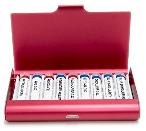 Sanavit Homöopathische Reiseapotheke Alu 9er – Rot