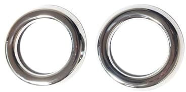 OMAC Nebelscheinwerfer Rahmen Umrandung für Fiat Ducato 2014-2025 Edelstahl Silber 2x