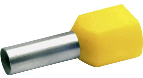 Klauke 87514 Kabelverschraubung, 6 mm² x 14 mm, teilweise isoliert, Gelb, 100 Stück
