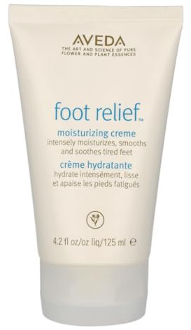 Aveda Foot Relief Moisturizing Creme | Exfoliates, Softens & Smooths Dry Feet | Foot Cream with Jojoba, Peppermint, Tea Tree, Castor Oils, 125ml