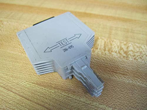 WAGO 286-895 -20 to +40 Degree C, 24 VDC, 250 VAC, 3 MM Contact Gap, 6 AMP, Gray, Switching Module, W/Changeover Rocker Switch