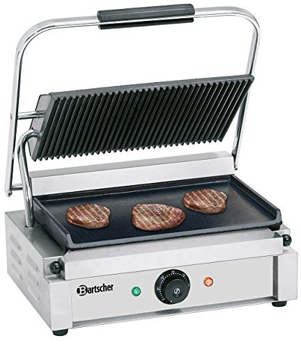 Bartscher Kontaktgrill Panini gerillt/glatt 84198180 Art. A150676