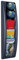 Fast Paper Quick Fit Prospekt-Wandhalter (5 x 1/3 A4 Fächer, B 18 x T 9,5 x 65 cm), schwarz
