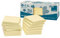 100% Recycling Haftnotizen, gelb, 75 x 75mm, zertifiziert mit dem Blauen Engel, 100 Blatt pro Block, 12 Blöcke in Recycling Box verpackt